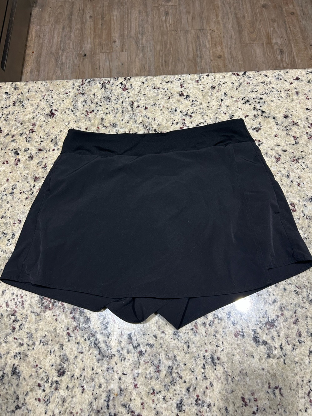 Avia Black Women's Active Skort with Built-In Shorts